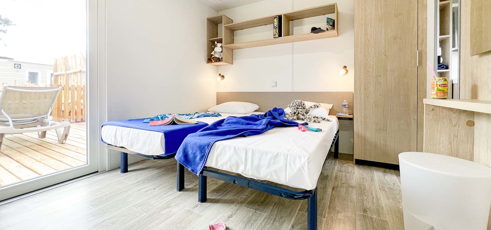 Camping porto vecchio bungalow 400 chambre enfants couple 2